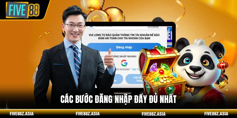 Các bước đăng nhập đầy đủ nhất