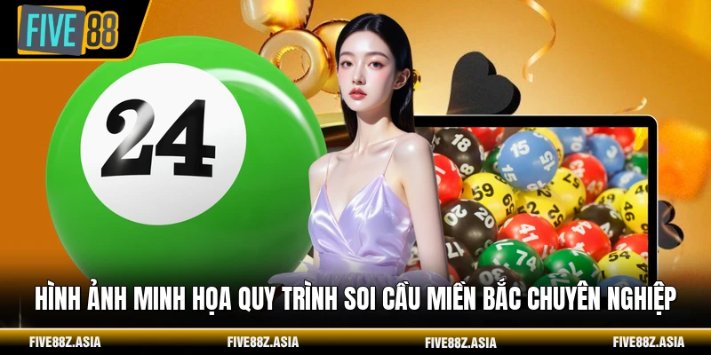 Hình ảnh minh họa quy trình soi cầu miền bắc chuyên nghiệp